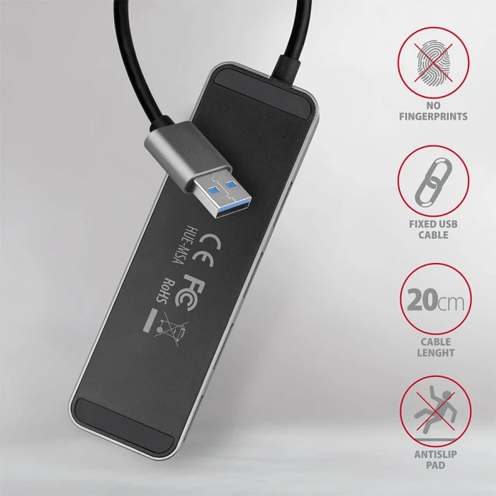 AXAGON HUE-MSA USB-A SWITCH hub