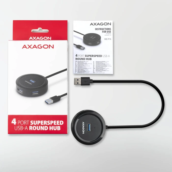 AXAGON HUE-P1A SuperSpeed USB hub
