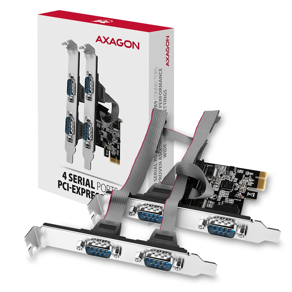 AXAGON PCEA-S4N PCIe 4x Serial/RS232