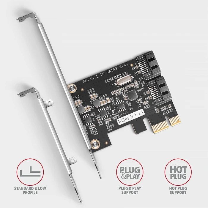 AXAGON PCES-SJ2 PCIe 2x SATA 6G