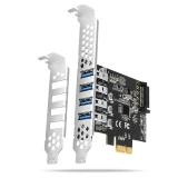 AXAGON PCEU-43RS PCIe 4 x USB 3.2 Gen 1