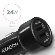 AXAGON PWC-5V5 2.4A + 2.4A car charger 24W