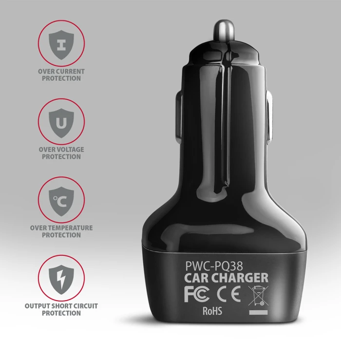 AXAGON PWC-PQ38 car charger 38W