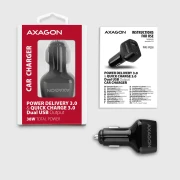 AXAGON PWC-PQ38 car charger 38W