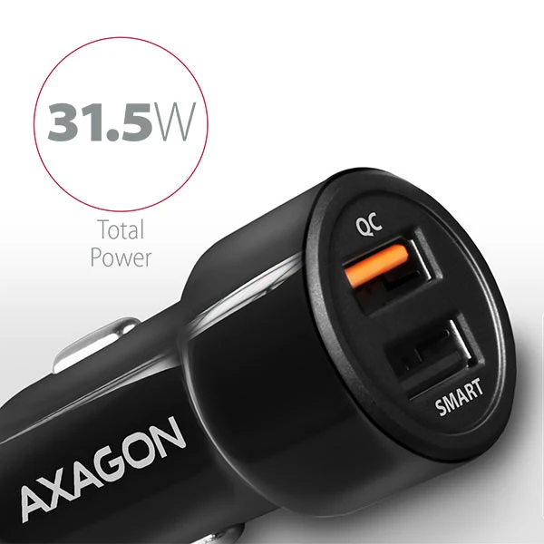AXAGON PWC-QC5 QC3.0 car charger 31.5W