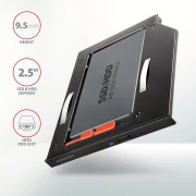 AXAGON RSS-CD09 2.5" caddy 9.5 mm