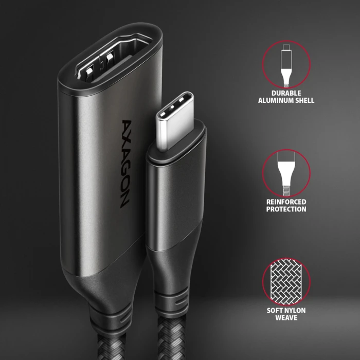 AXAGON RVC-HI2M USB-C > HDMI 2.0 4K