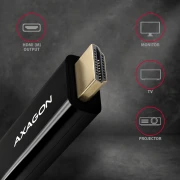 AXAGON RVD-HI14C2 DisplayPort > HDMI 1.8m 4K/30Hz