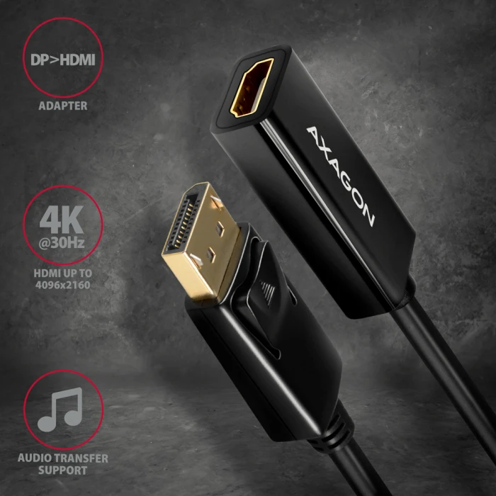 AXAGON RVD-HI14N DisplayPort > HDMI 1.4 4K/30Hz