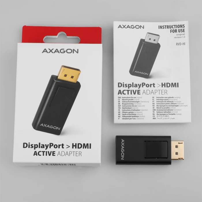 AXAGON RVD-HI DisplayPort > HDMI
