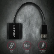 AXAGON RVD-VGN DisplayPort M to VGA F