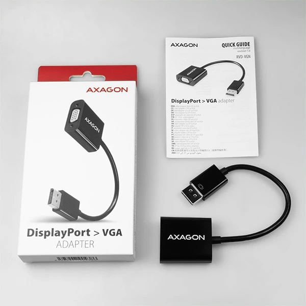 AXAGON RVD-VGN DisplayPort > VGA