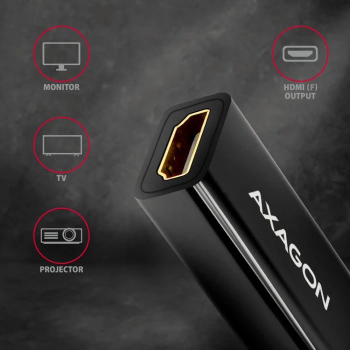 AXAGON RVDM-HI14N Mini DP > HDMI 4K/30Hz