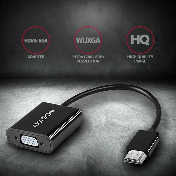 AXAGON RVH-VGAN HDMI > VGA Audio OUT
