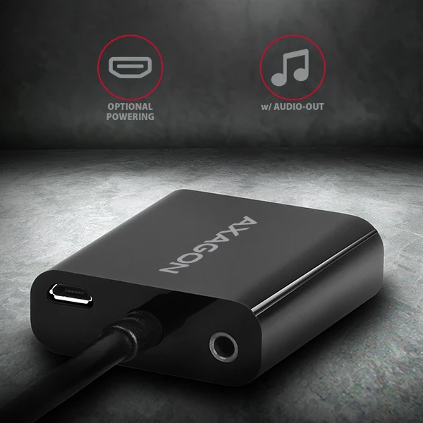 AXAGON RVH-VGAN HDMI > VGA Audio OUT