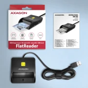 AXAGON Smart/ID card FlatReader