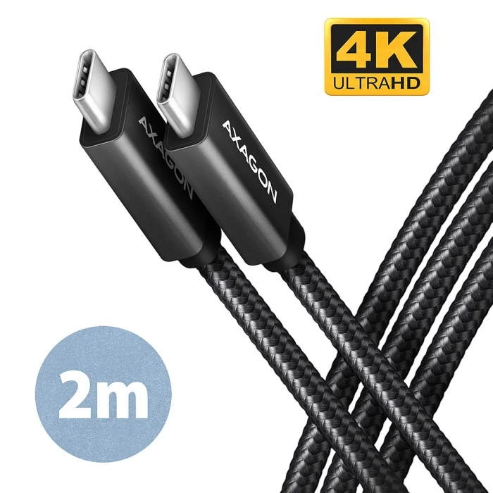 Axagon USB 3.2 Gen 2 Braided 100W 2m