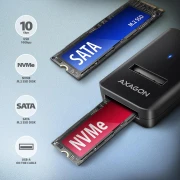 AXAGON USB-A 10Gbps > M.2 NVMe/SATA