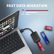 AXAGON USB-A 10Gbps > M.2 NVMe/SATA