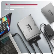 AXAGON USB-C 10Gbps > 2.5"/3.5" SSD/HDD