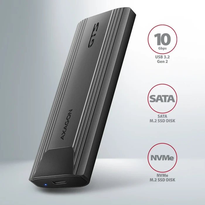 AXAGON USB-C 10Gbps M.2 NVMe
