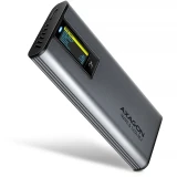AXAGON USB-C 10Gbps > M.2 NVMe LCD