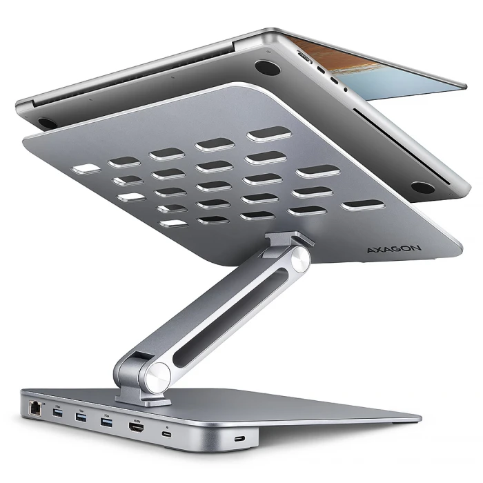 AXAGON USB-C ALUMINUM STAND/HUB 7in1