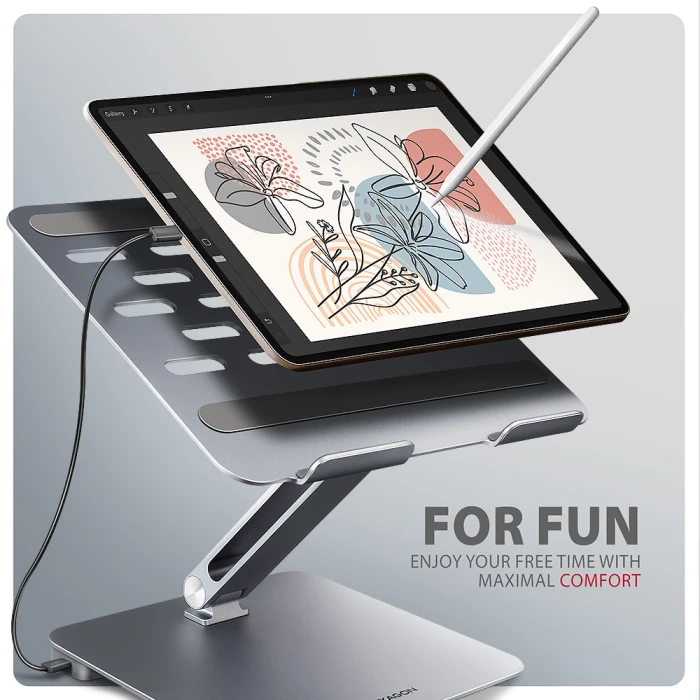 AXAGON USB-C ALUMINUM STAND/HUB 7in1
