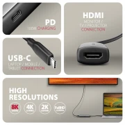 AXAGON USB-C > HDMI 2.1 8K/60Hz