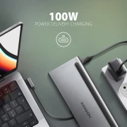 AXAGON USB-C TRIPLE 4K DISPLAY 11in1
