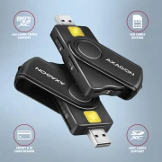 AXAGON USB Smart card PocketReader