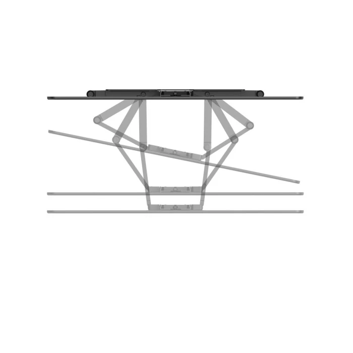Стенна стойка за TV Hama "Ultraslim", OLED, 229 см (90"), Черна