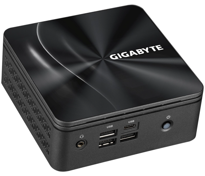 Настолен компютър Gigabyte Brix BRi7H-4800, AMD Ryzen 7 4800U, 2 x SO-DIMM DDR4, M.2 SSD, USB Type-C™, WiFi 6 +BT, black