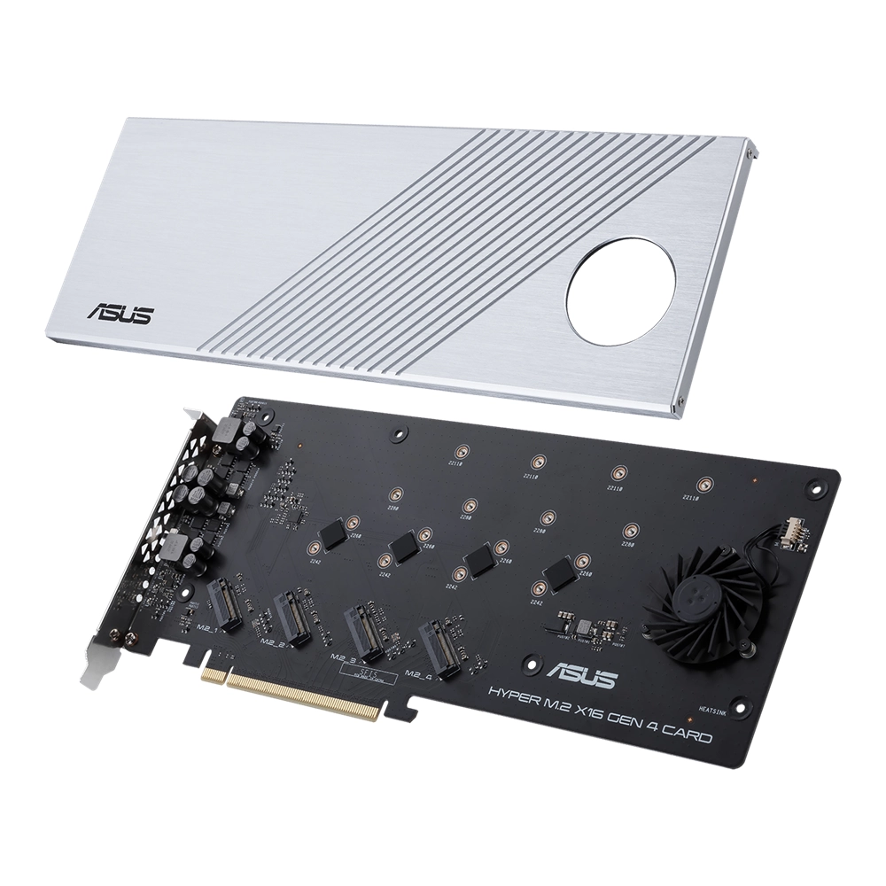 ASUS Hyper M.2 x16 Gen 4 Card (PCIe 4.0/3.0)