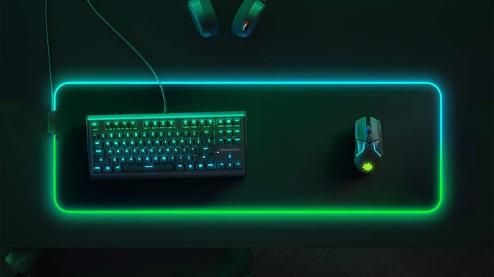 SteelSeries QcK Prism Cloth - XXL RGB Черен