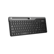 Безжична клавиатура A4tech FBK25, Bluetooth, 2.4G, стойка за телефон,кирилизирана, Черен
