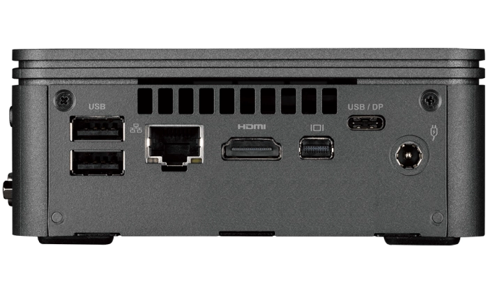Настолен компютър Gigabyte Brix BRR5-4500, AMD Ryzen 5 4500U, 2 x SO-DIMM DDR4, M.2 SSD, USB Type-C™, WiFi 6 +BT, black