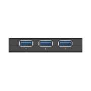 USB хъб D-Link DUB-1340/E със захранване, USB 3.0, Черен