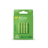 Акумулаторна Батерия GP R03 AAA 850mAh NiMH 85AAAHCE-EB4 RECYKO, 4 бр. в опаковка