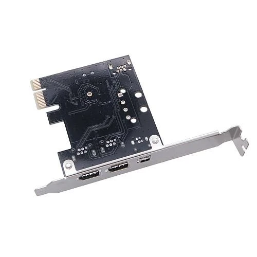 Контролер ESTILLO 1394AV 3+1 port 1394 FireWire PCI ex Host Adapter, Low profile