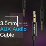 Vention Аудио Кабел Fabric Braided 3.5mm M/M Audio Cable 1m - BAGBF