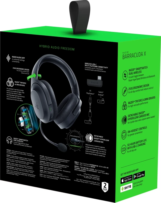Razer Barracuda X Wireless Black
