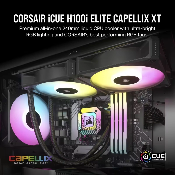 Corsair iCUE H100i ELITE CAPELLIX XT 240mm