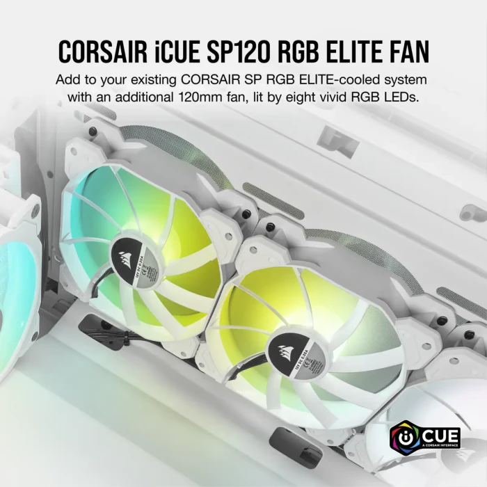 CORSAIR SP120 iCUE RGB ELITE White