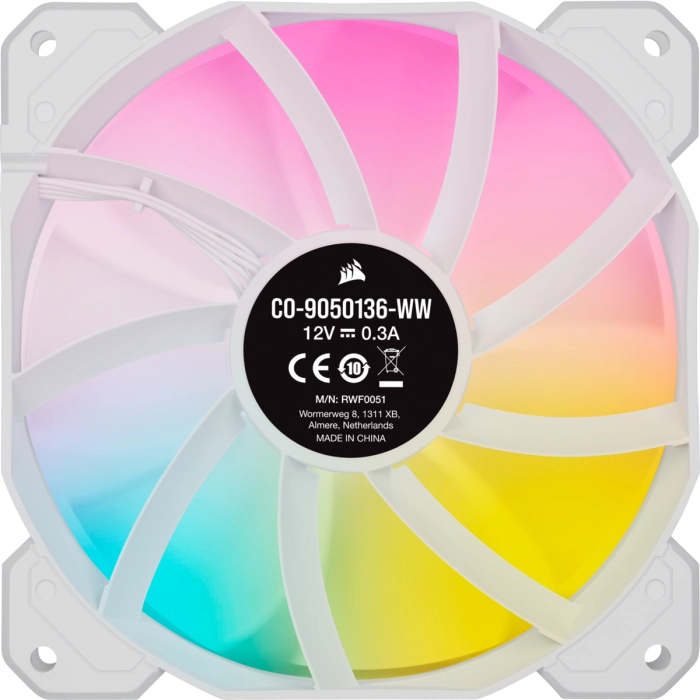CORSAIR SP120 iCUE RGB ELITE White