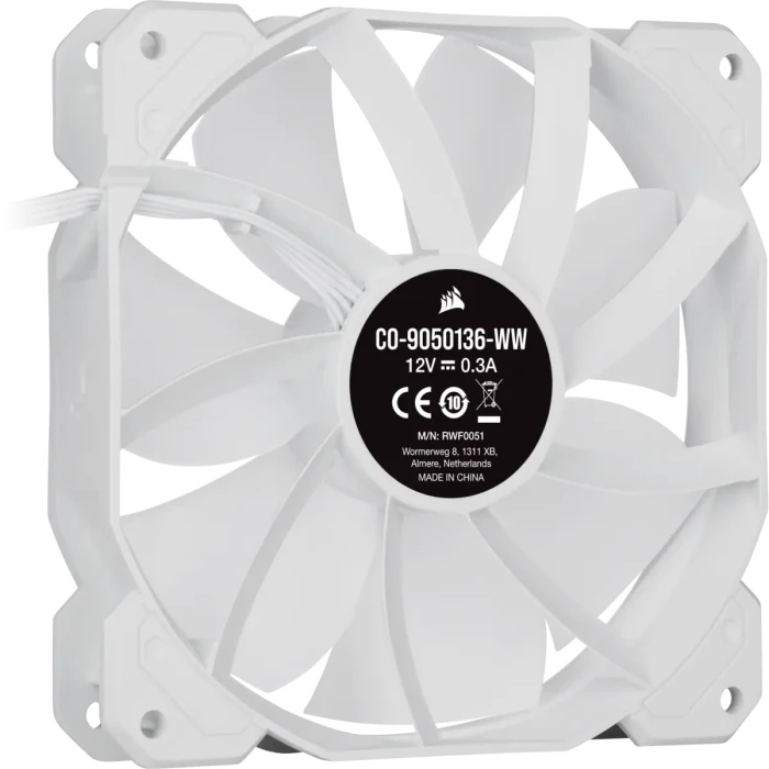 CORSAIR SP120 iCUE RGB ELITE White