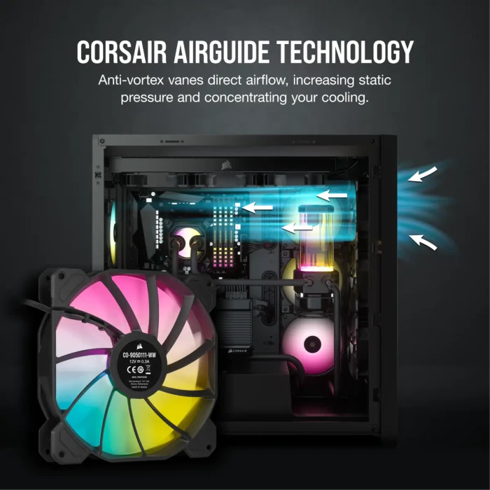 CORSAIR SP140 iCUE RGB ELITE Black