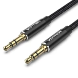 Vention Аудио Кабел 3.5mm Audio Cable  M/M Cotton Braided 1.0m - BAWBF