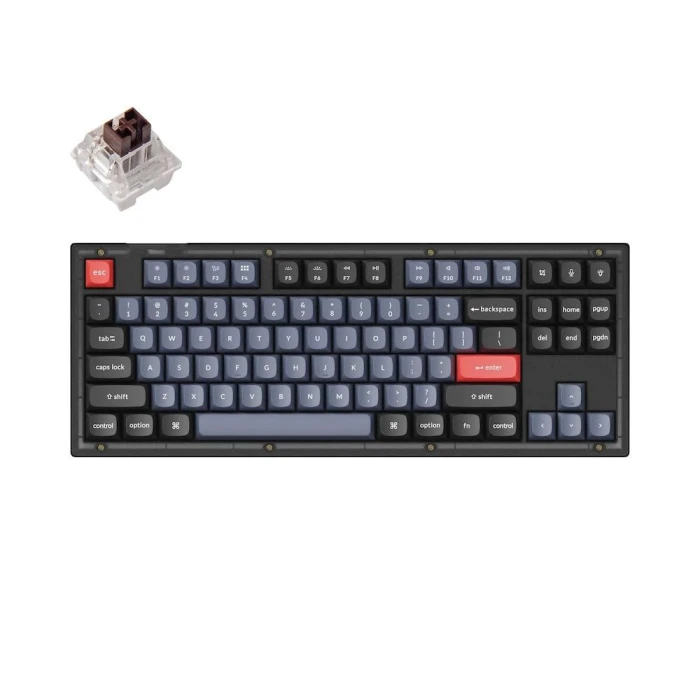 Keychron V3 Knob QMK Frosted Black Translucent