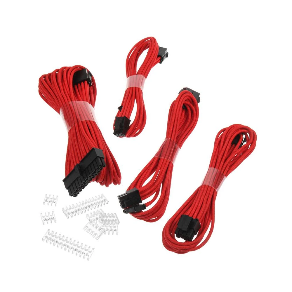 Комплект оплетени кабели PHANTEKS, Red